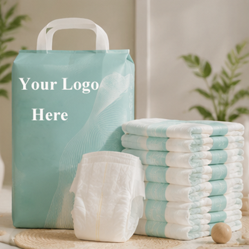 Pampering Baby Diapers with Magic Tape